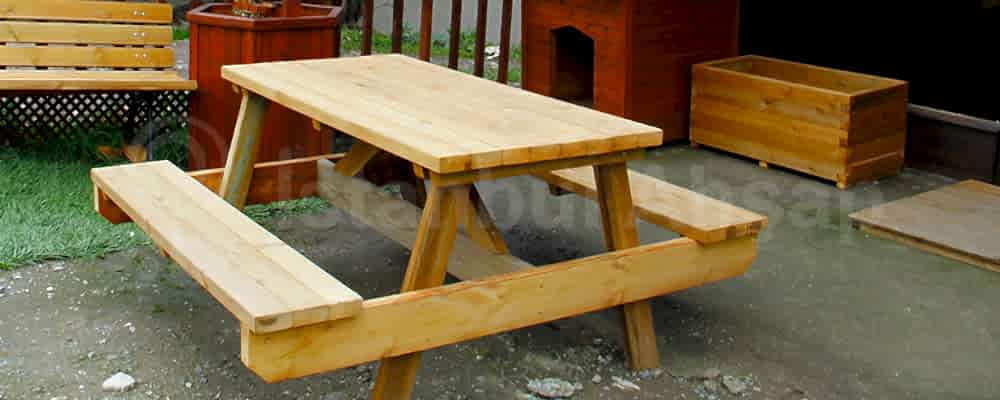Ahşap Piknik Masaları
